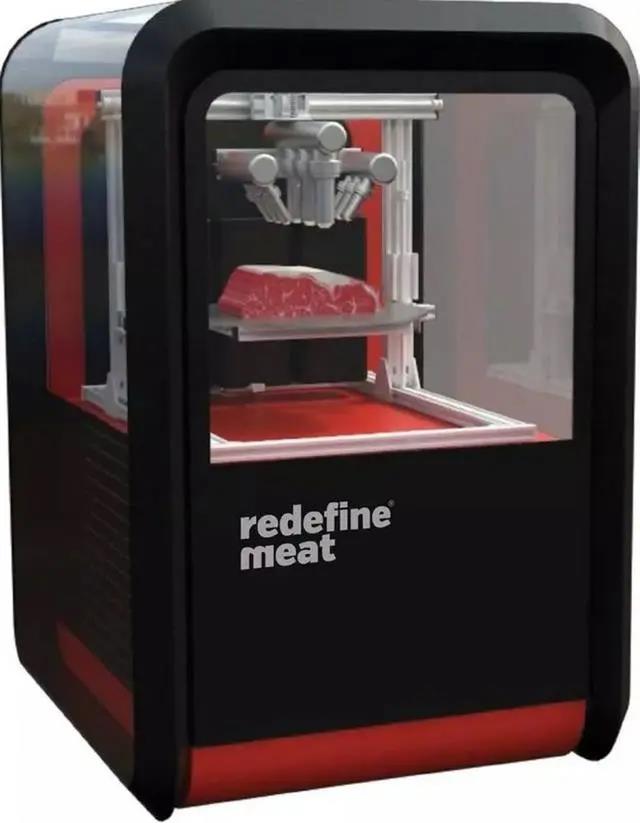 每小时生产44磅 Redefine Meat的3D打印人造牛肉明年上餐桌