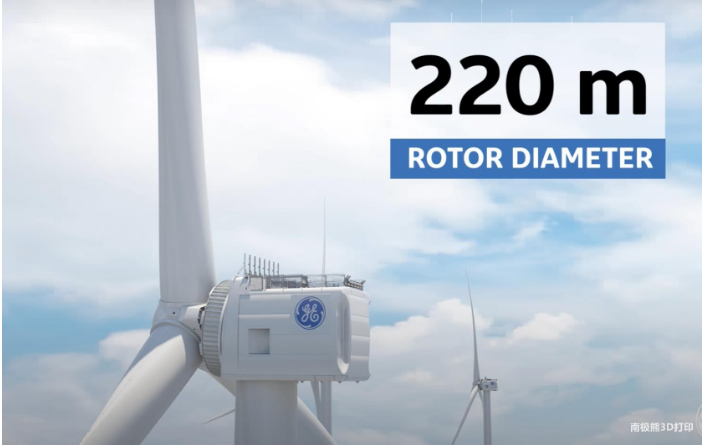3D打印助力GE Haliade-X风力涡轮发电机更加强大
